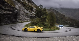 Los Lamborghini Huracán por carreteras italianas