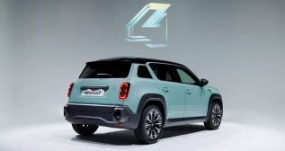 Trasera del Renault 4 E Tech electric