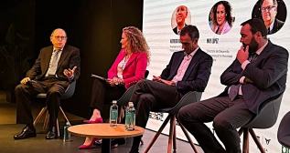 Alfredo Rozalén, May López, Rafael Barbadillo e Ildefonso Boto en Auto Mobility Trends Madrid