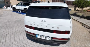 Parte trasera del nuevo Hyundai Santa Fe 2024