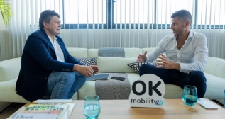 El CEO de OK Mobility con Juan Carlos Payo